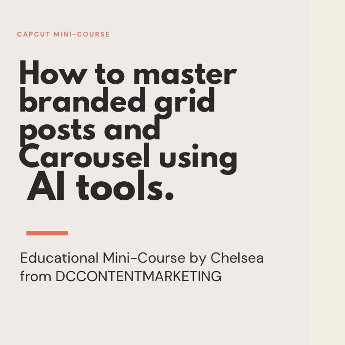 How to master branded grid posts and marketing using AI